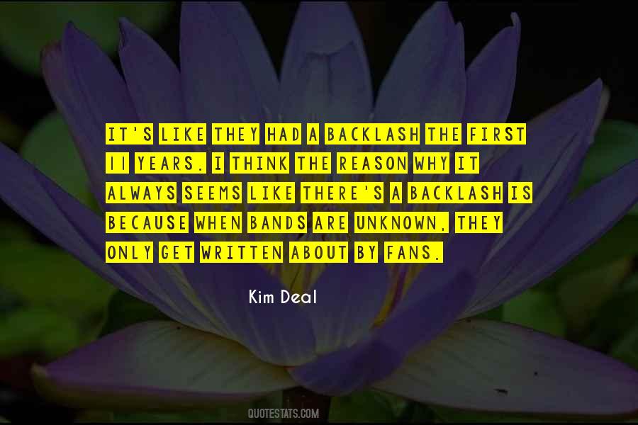 Kim Deal Quotes #981632