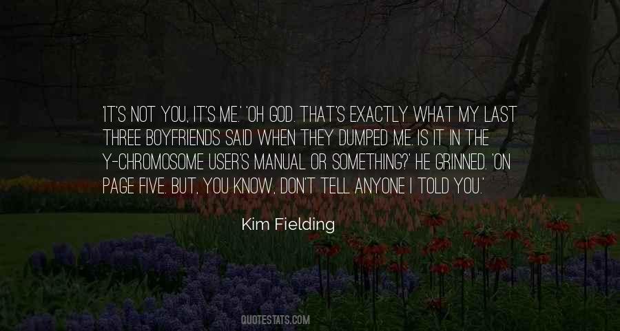 Kim Fielding Quotes #118237
