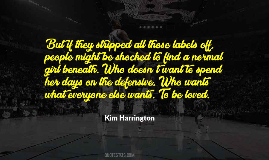 Kim Harrington Quotes #707074