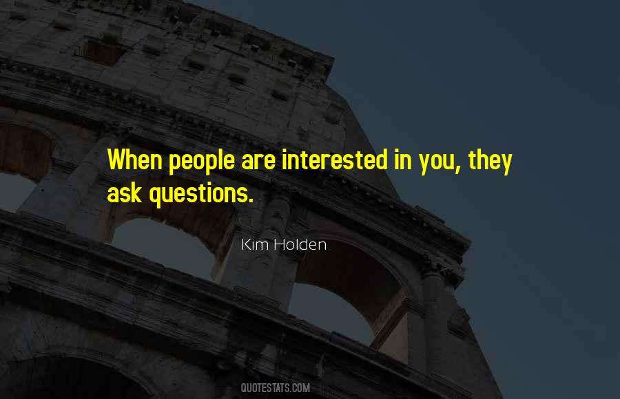 Kim Holden Quotes #1855390