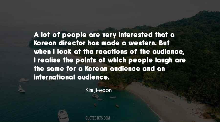 Kim Ji-woon Quotes #285787