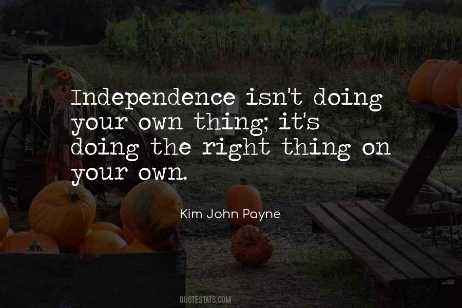 Kim John Payne Quotes #399299