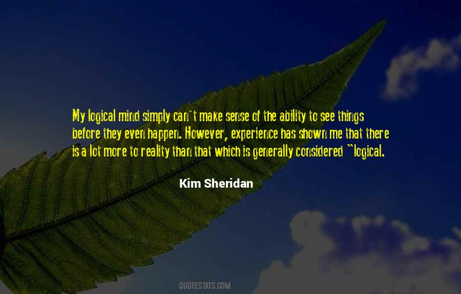 Kim Sheridan Quotes #114343