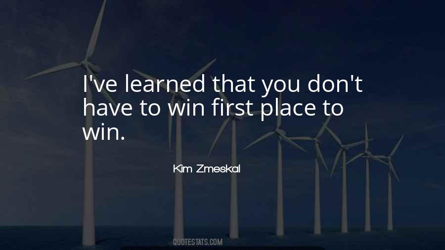 Kim Zmeskal Quotes #1209469