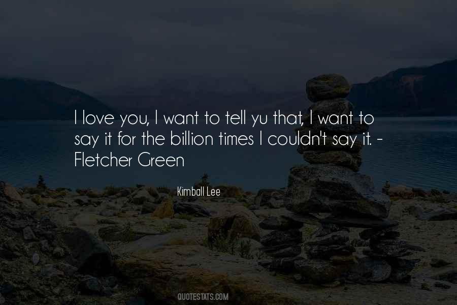 Kimball Lee Quotes #946689