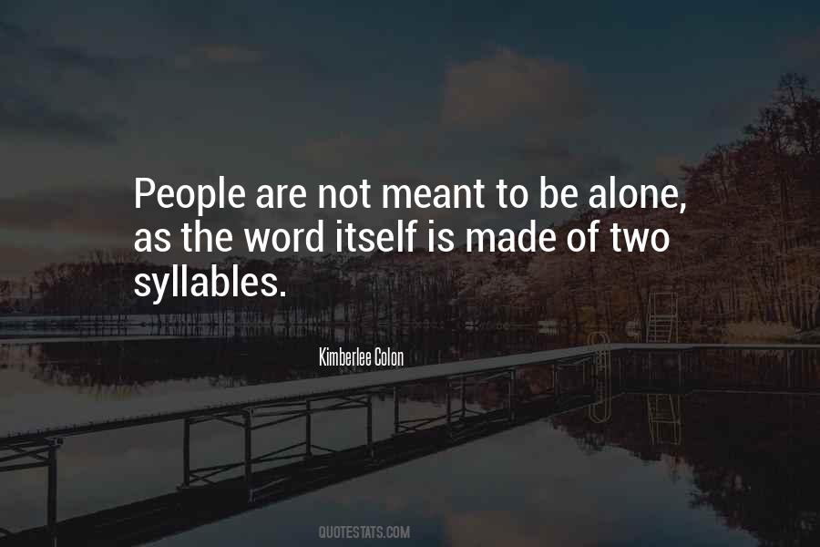 Kimberlee Colon Quotes #1089427