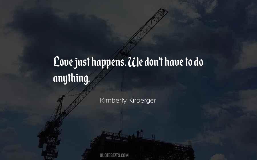 Kimberly Kirberger Quotes #572894