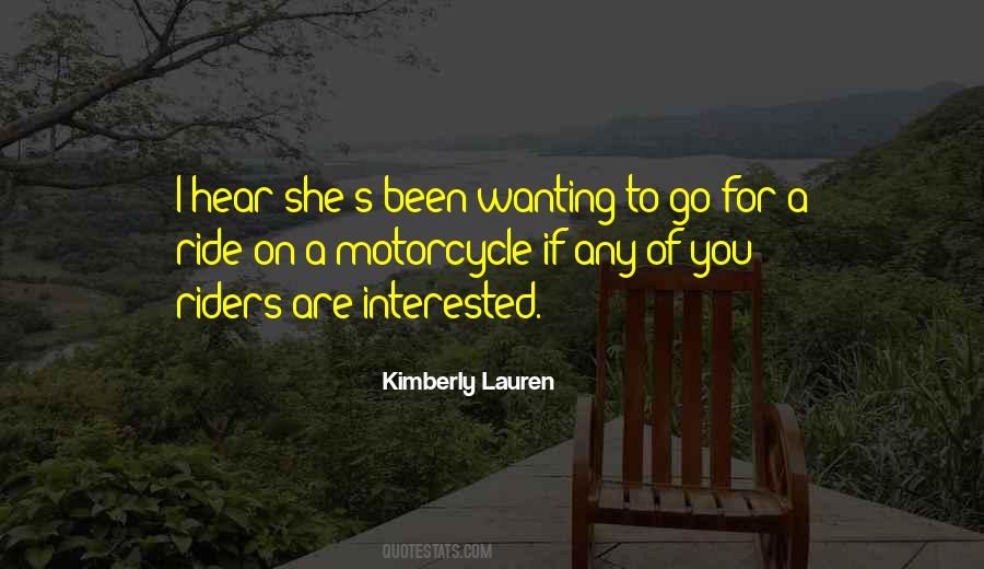 Kimberly Lauren Quotes #1800083