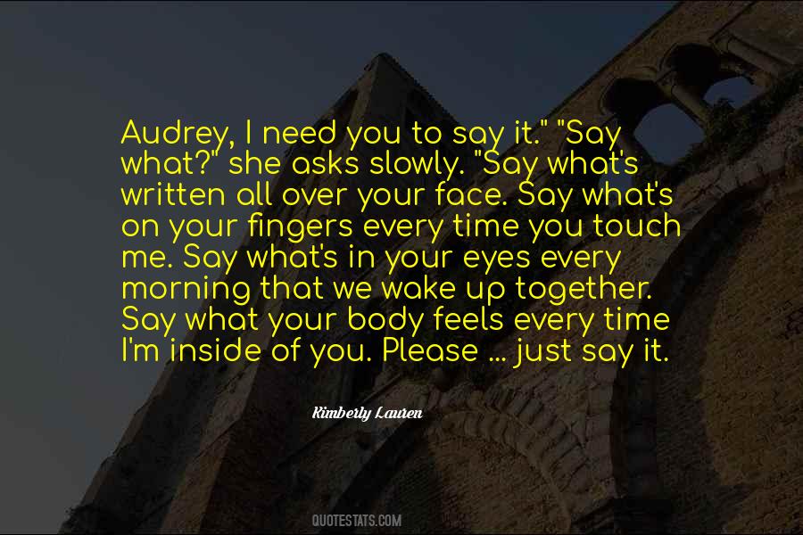 Kimberly Lauren Quotes #56581