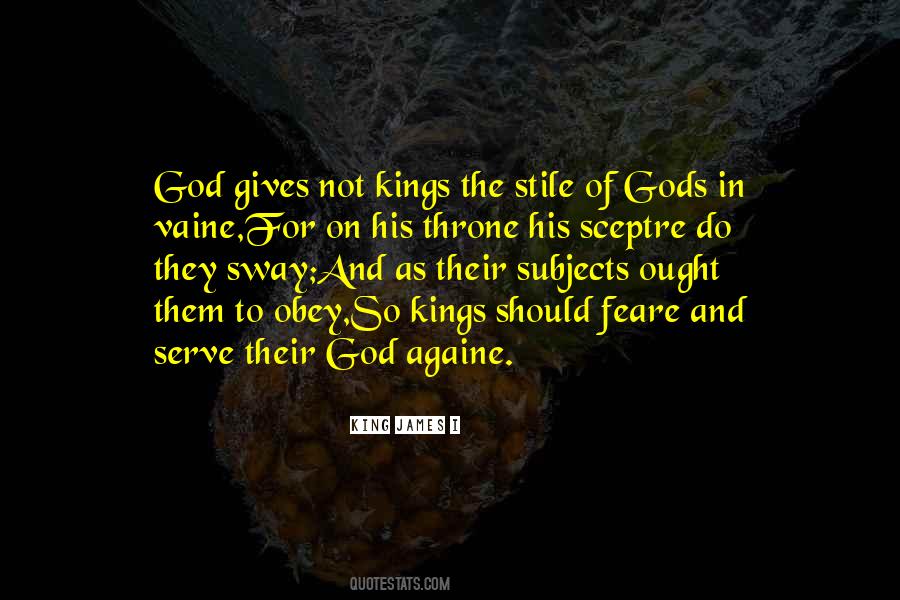 King James I Quotes #457183