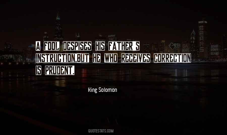 King Solomon Quotes #983725