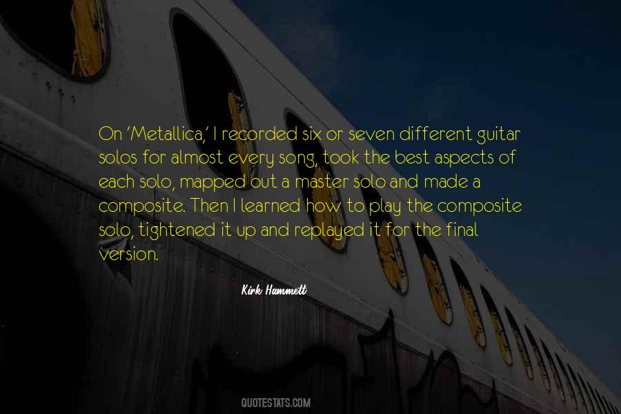 Kirk Hammett Quotes #1306120