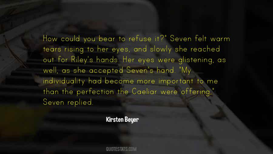 Kirsten Beyer Quotes #1474346