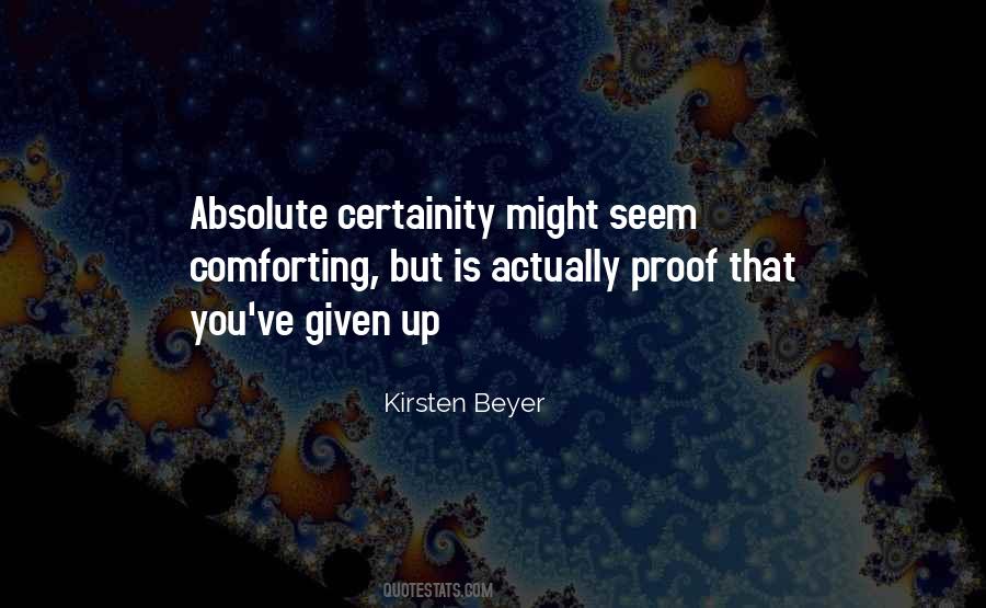 Kirsten Beyer Quotes #1848567