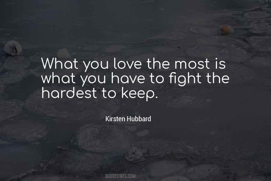 Kirsten Hubbard Quotes #684097