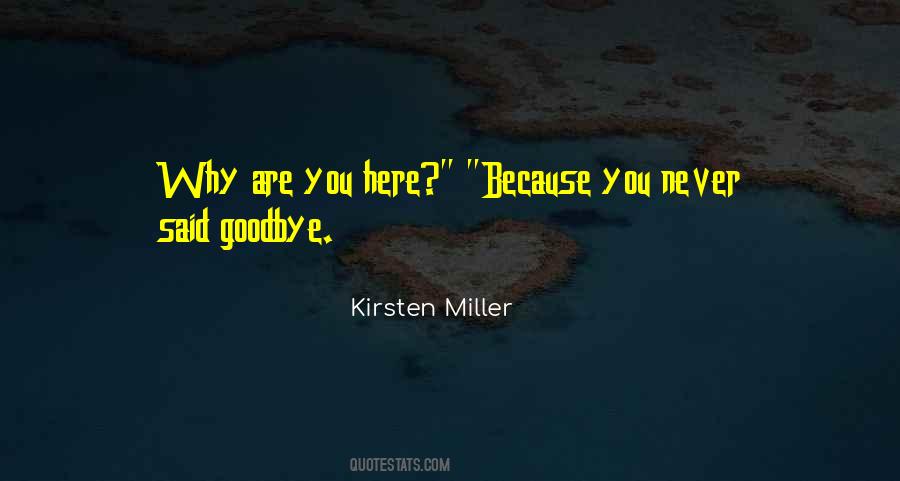 Kirsten Miller Quotes #451628