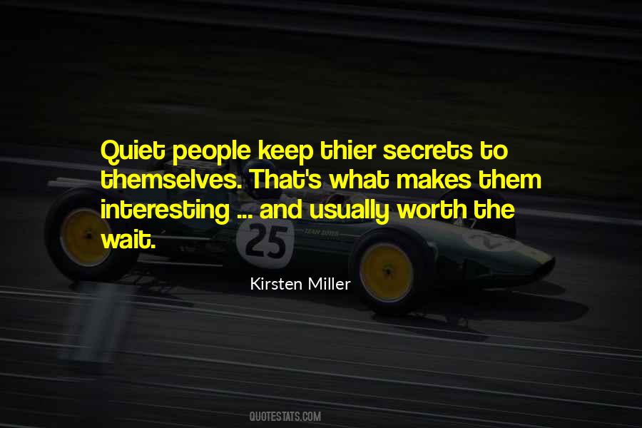 Kirsten Miller Quotes #845578