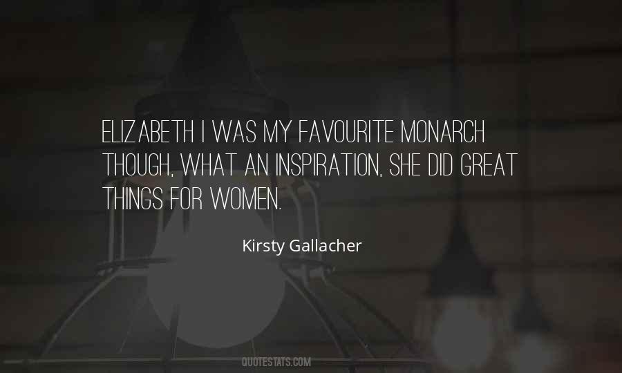 Kirsty Gallacher Quotes #977090