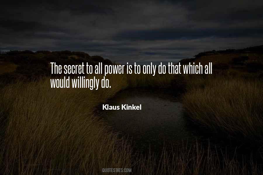 Klaus Kinkel Quotes #587643