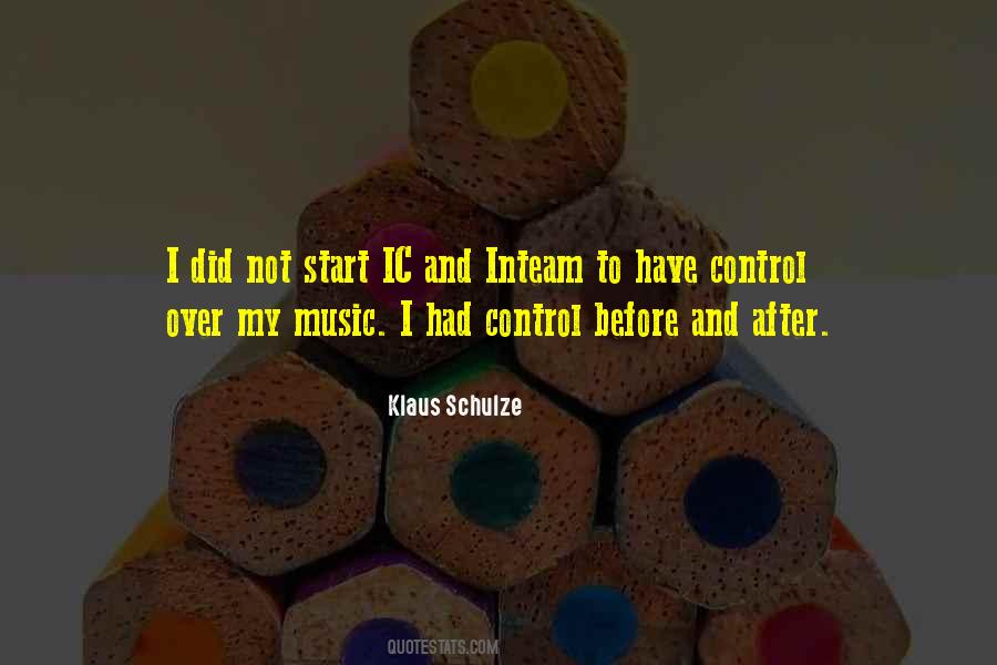 Klaus Schulze Quotes #179286