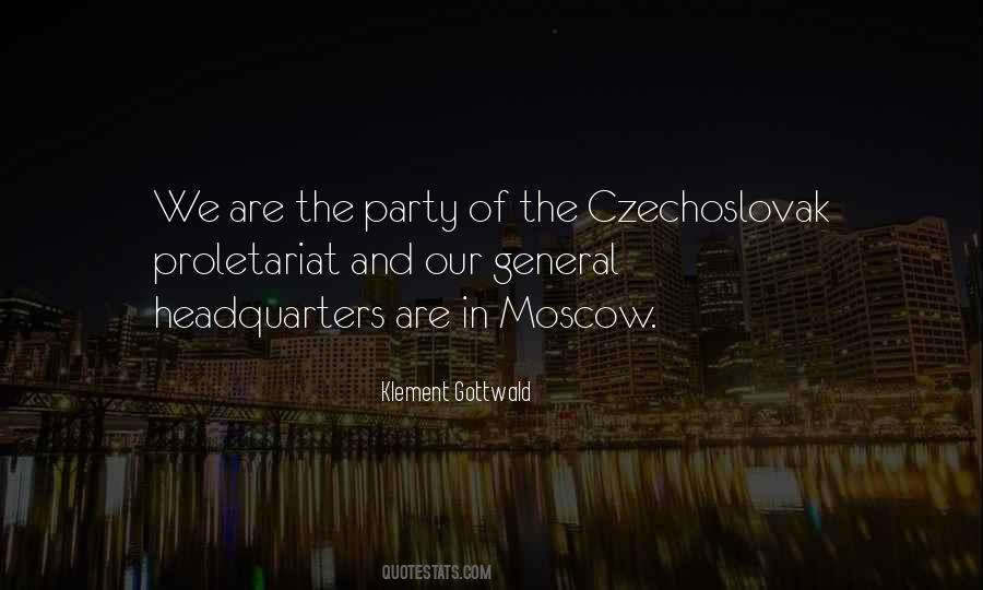 Klement Gottwald Quotes #28026