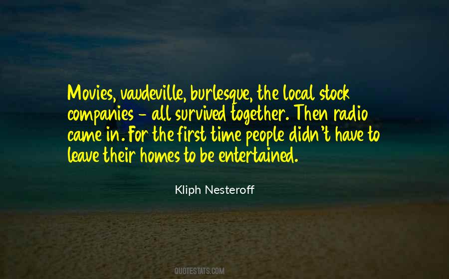 Kliph Nesteroff Quotes #1655985