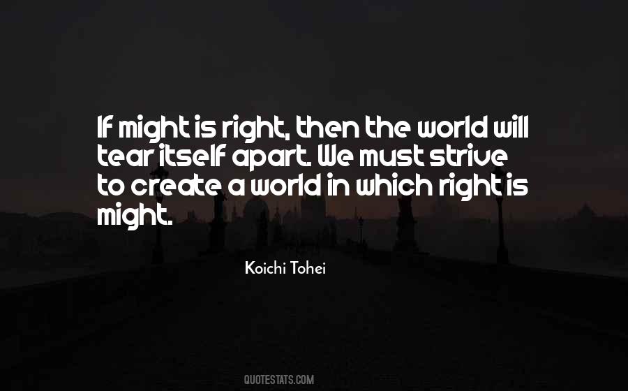 Koichi Tohei Quotes #1159698