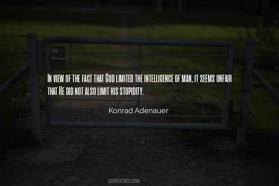 Konrad Adenauer Quotes #1240382