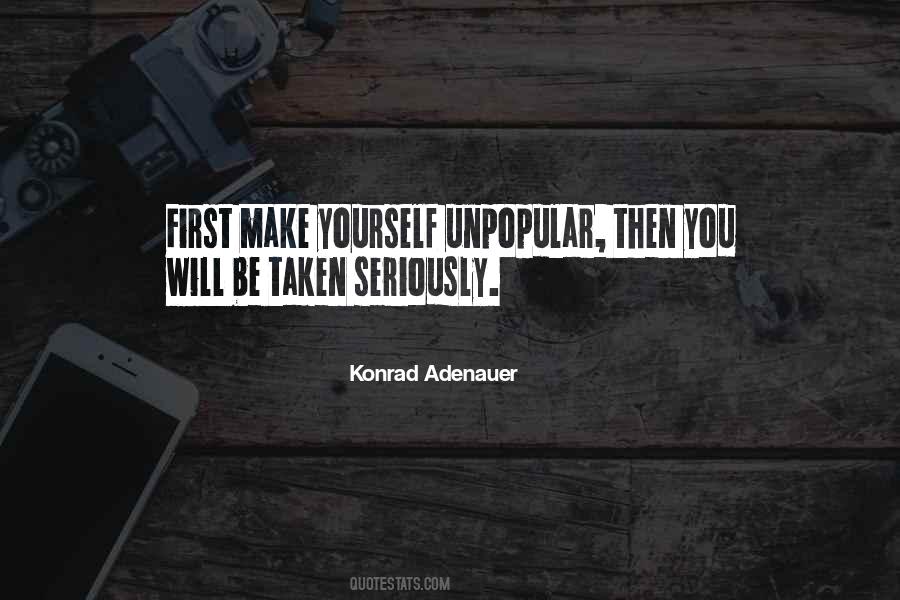 Konrad Adenauer Quotes #616204