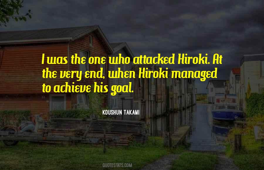Koushun Takami Quotes #1535650