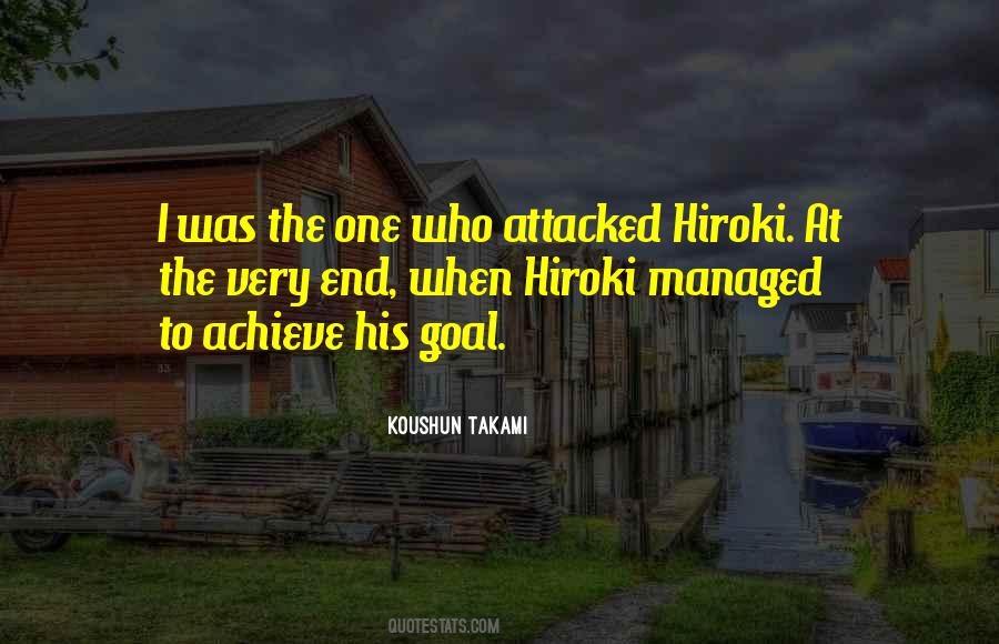 Koushun Takami Quotes #1535650