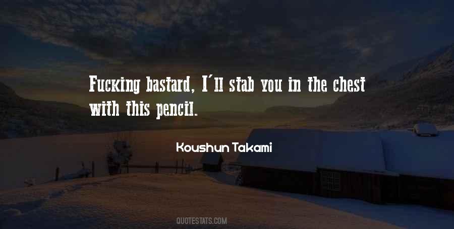 Koushun Takami Quotes #603895
