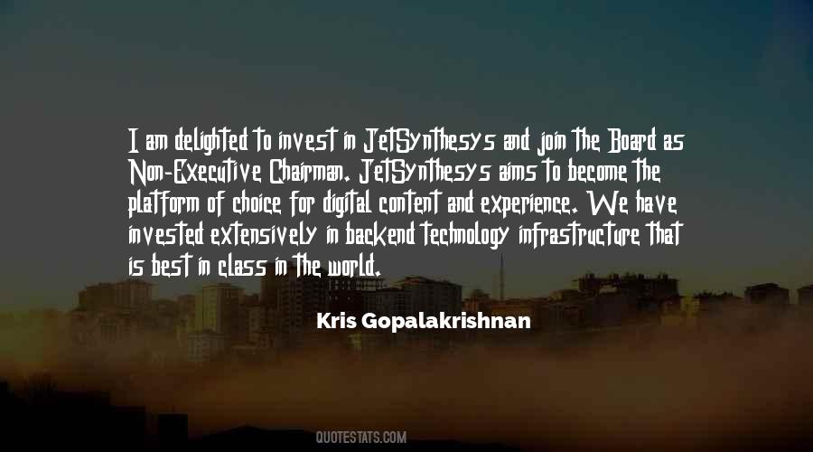 Kris Gopalakrishnan Quotes #1762248