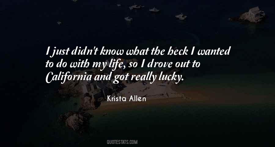 Krista Allen Quotes #158575