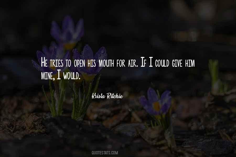 Krista Ritchie Quotes #1157340