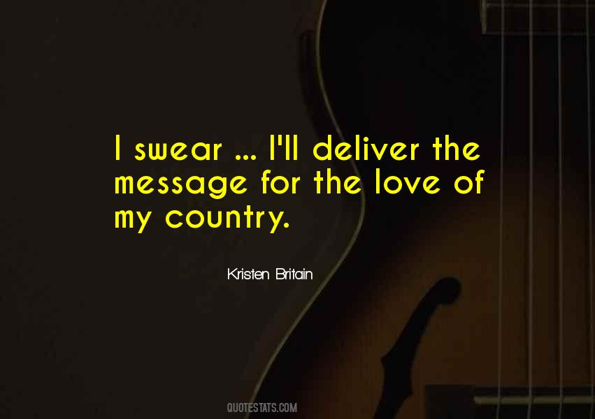 Kristen Britain Quotes #1032067