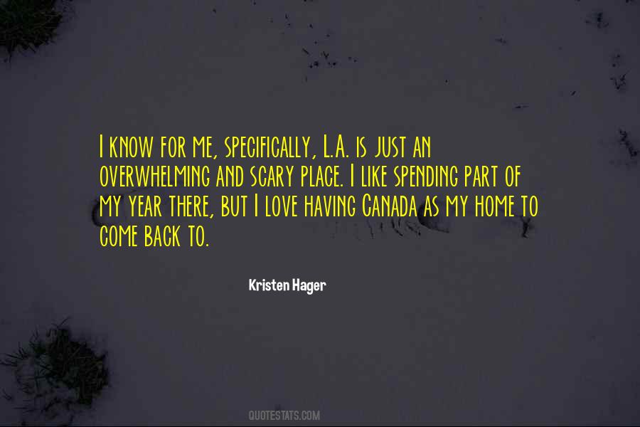 Kristen Hager Quotes #1005674