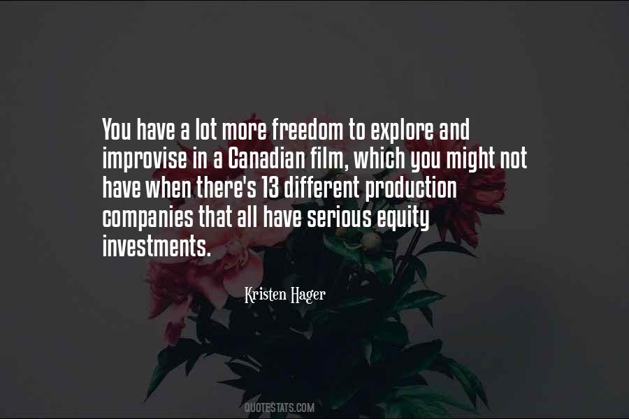 Kristen Hager Quotes #1632787