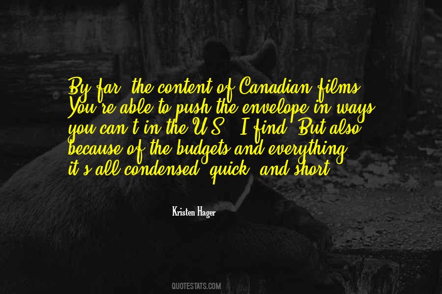 Kristen Hager Quotes #289102