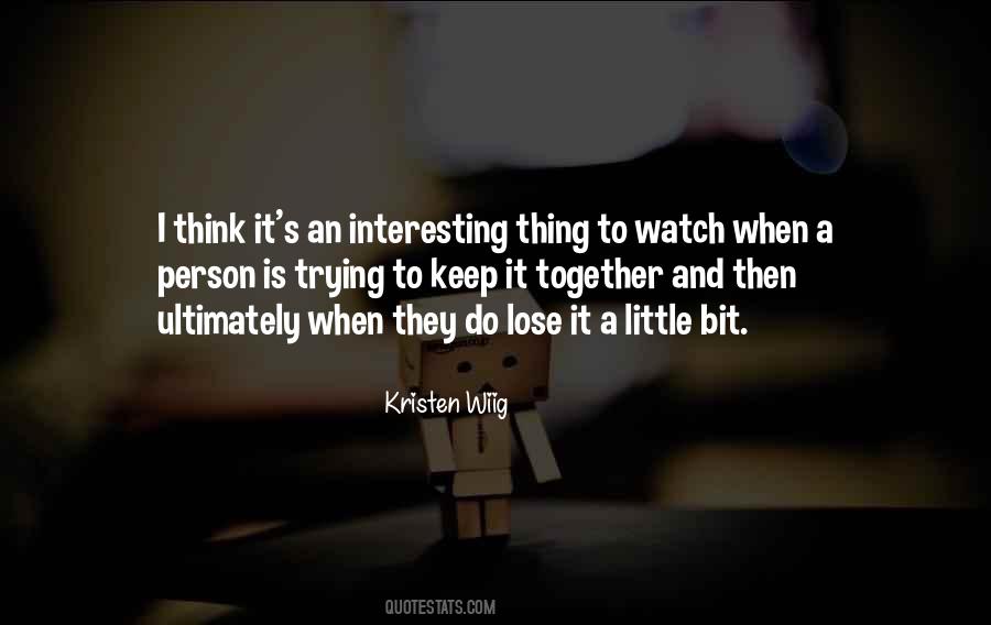 Kristen Wiig Quotes #87115