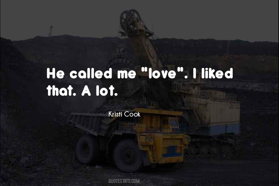 Kristi Cook Quotes #114355