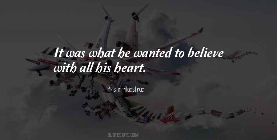 Kristin Kladstrup Quotes #513013