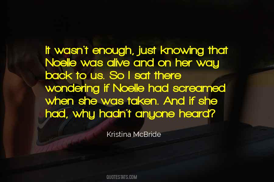 Kristina McBride Quotes #644647