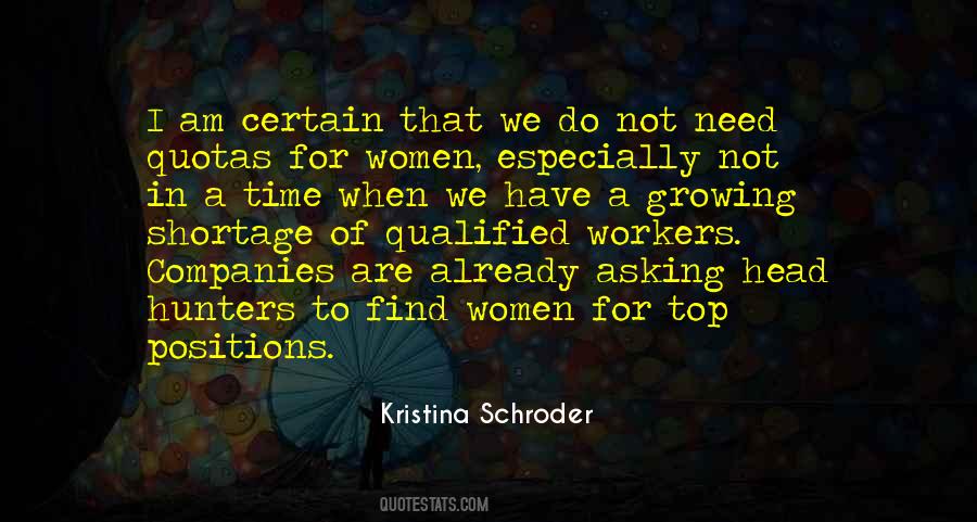 Kristina Schroder Quotes #766124