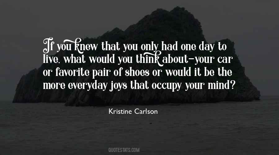 Kristine Carlson Quotes #1855221