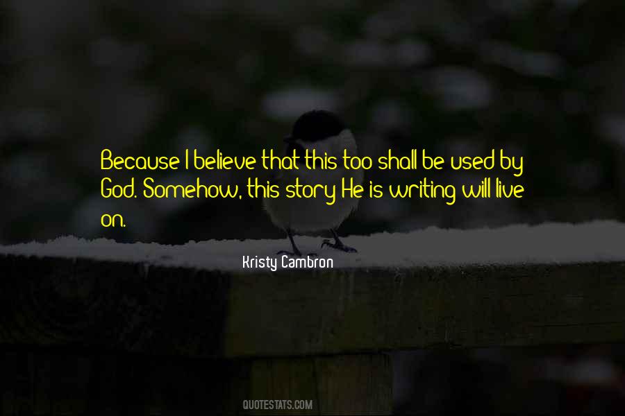 Kristy Cambron Quotes #1039743