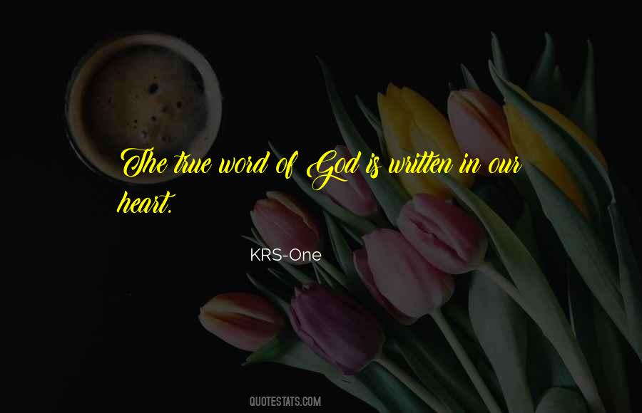 KRS-One Quotes #1352159