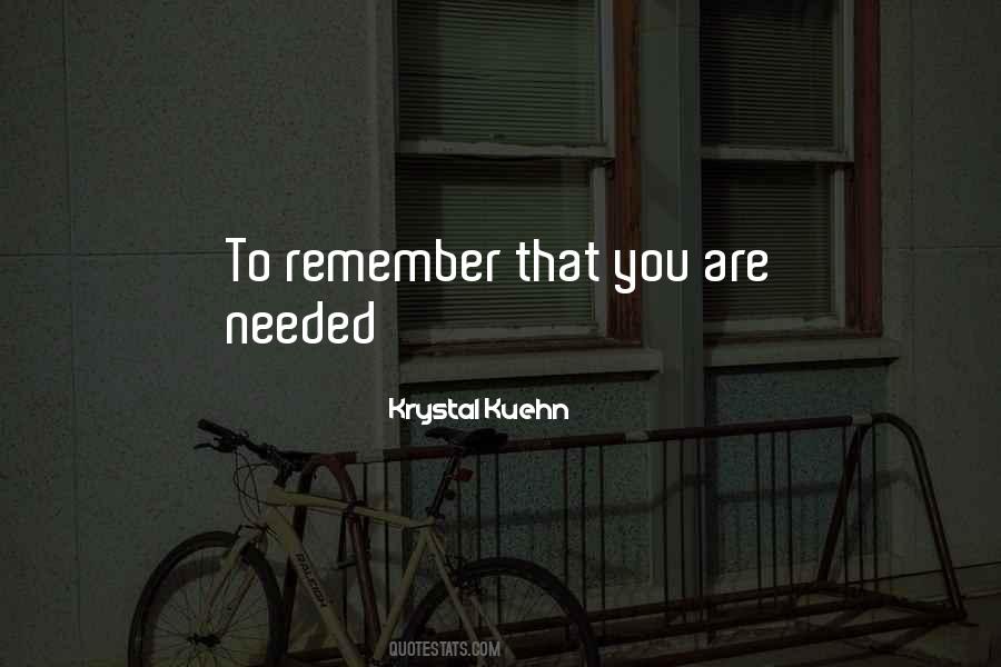 Krystal Kuehn Quotes #1484554