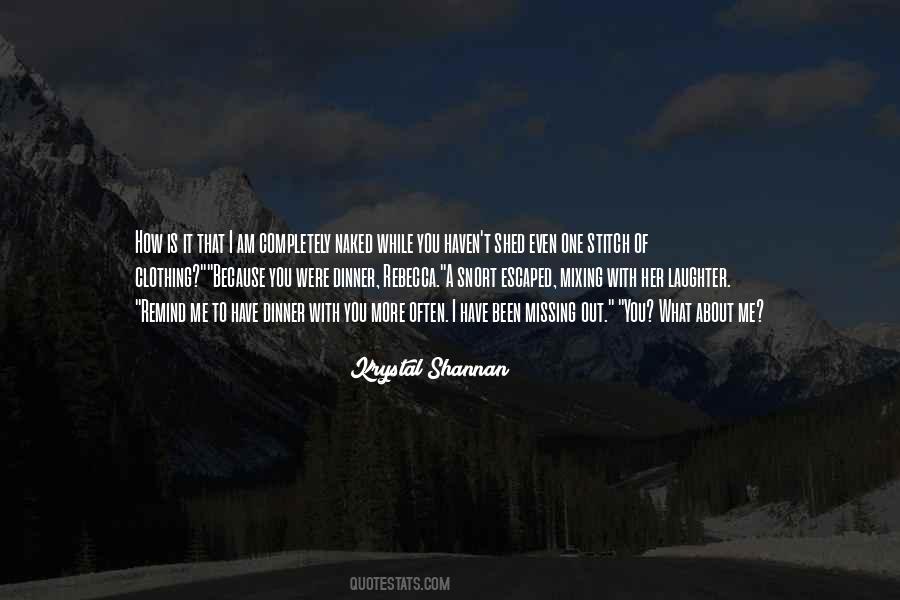 Krystal Shannan Quotes #609524