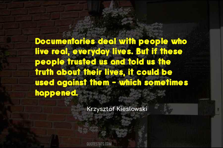 Krzysztof Kieslowski Quotes #108075